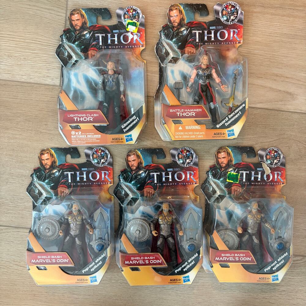 Marvel Studios Thor The Mighty Avenger Lot of 5 NIB Action Figures 2010
